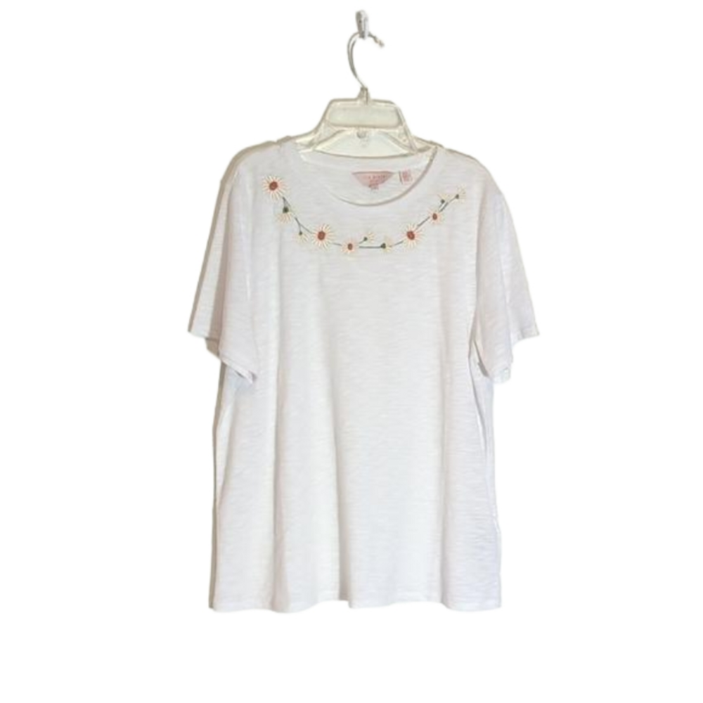 Ted Baker London Womens Shirt Cottagecore Milkmaid Whimsy Floral Prairie size 10